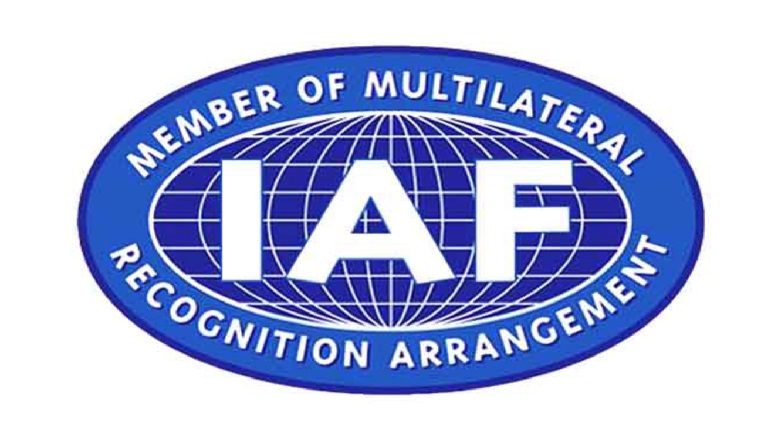IAF logo mutually recognized with CNAS